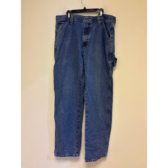 Wrangler Carpenter Jeans Relaxed Fit Blue 34 X 32 - Picture 1 of 5